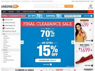 Jabong Promo Codes for ING Vysya Bank Debit Card 